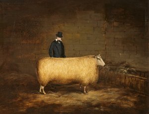 羊とその飼い主 作： Unbekannt Unbekannt